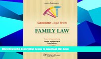 PDF [FREE] DOWNLOAD  Casenote Legal Briefs Family Law: Keyed to Areen and Regan, 5e [DOWNLOAD]