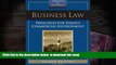 BEST PDF  Business Law: Principles for Today s Commercial Environment FOR IPAD