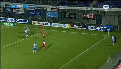 Nicolai Brock-Madsen Goal HD - Zwolle	1-0	Utrecht 14.12.2016