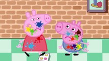 Peppa Pig Painting Geogre Pig Naughty Kids Finger Family Nursery Rhymes