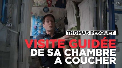 Descargar video: Thomas Pesquet nous fait visiter sa chambre à bord de la station spatiale internationale