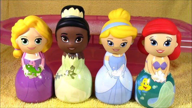 Disney Princess Magical Bubble Bath! Ariel Cinderella Fruit Body Wash! SHOPKINS MLP SURPRISES!