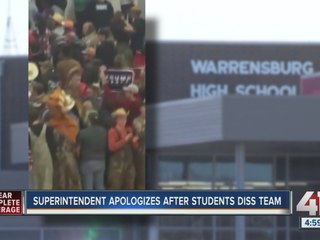 Superintendent apologizes after students diss team