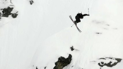 Sending it Down Huge Cliffs at Red Bull Cold Rush