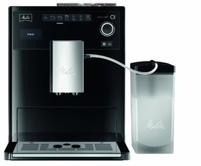 Melitta E 970-103 Kaffeevollautomat Caffeo CI, 15 bar, One-Touch-Funktion, LCD-Display, Milchbehälter, schwarz