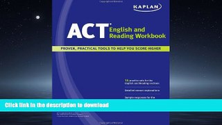 Hardcover Kaplan ACT English and Reading Workbook