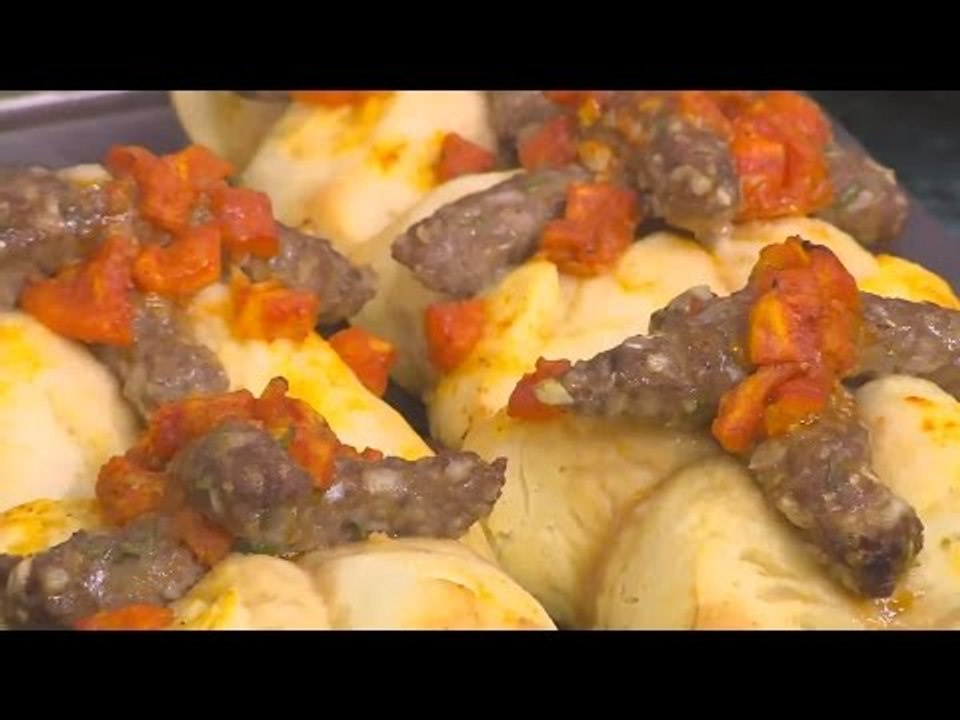 صفيحة لحمة بدبس الرمان | الشيف شربيني