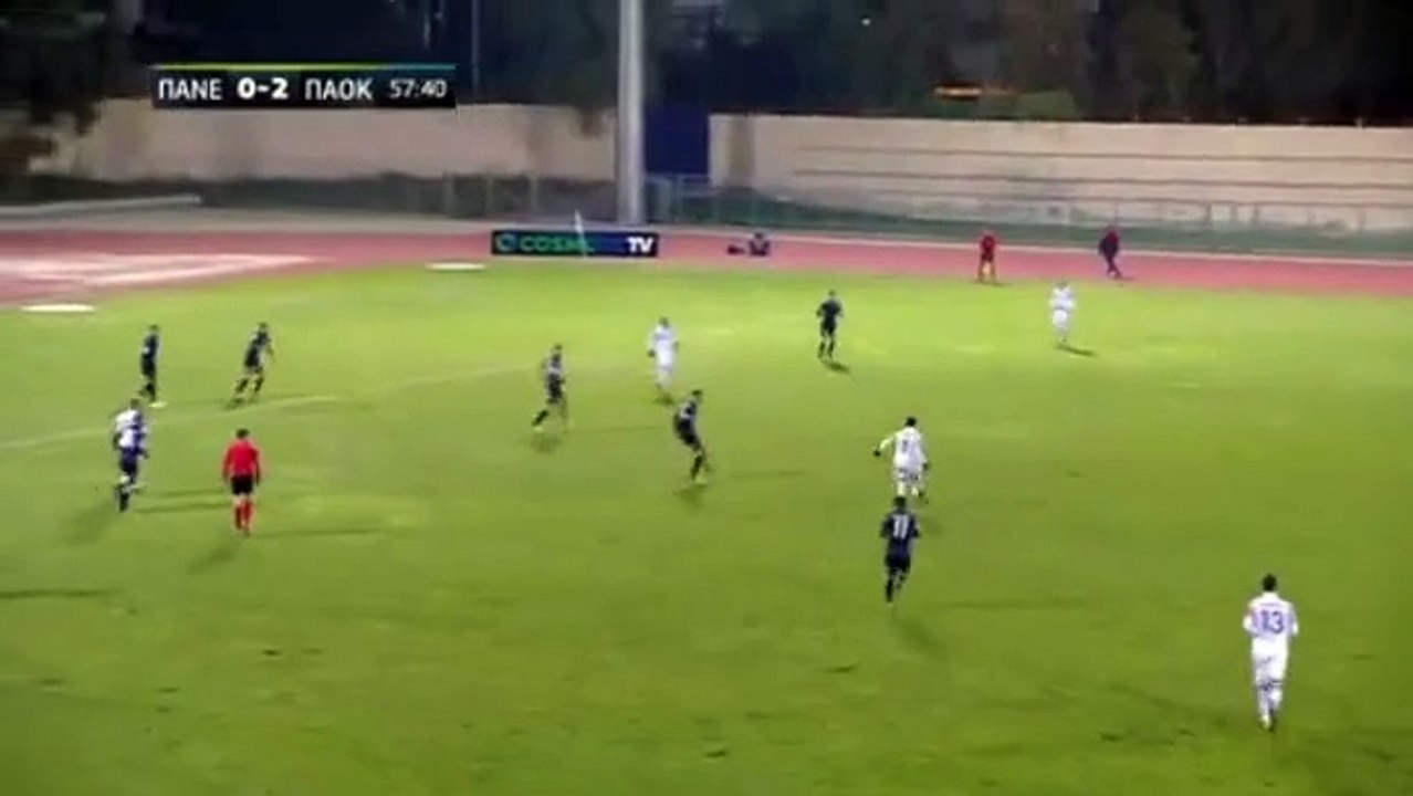Yevgeniy Shakhov GOAL - Panelefsiniakos 0-3 PAOK 14.12.2016 HD
