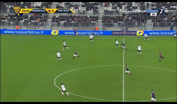 Gaetan Laborde Goal HD - Bordeaux 3-1 Nice - 14.12.2016