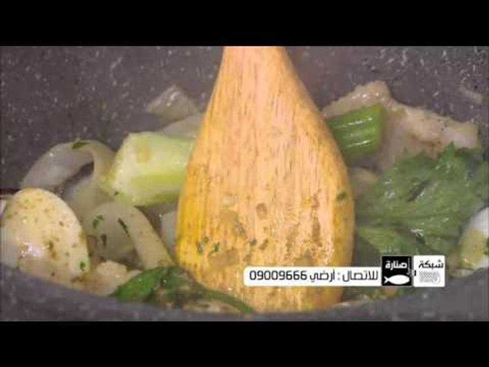 شوربة سي فود صوص أبيض - جمبري بجوز الهند | شبكة...