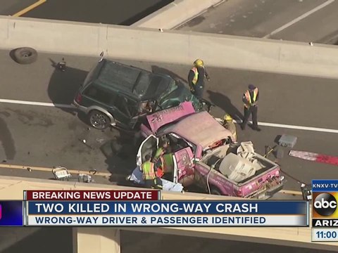 DPS identifies driver and passenger killed in wrong-way crash Tuesdsay
