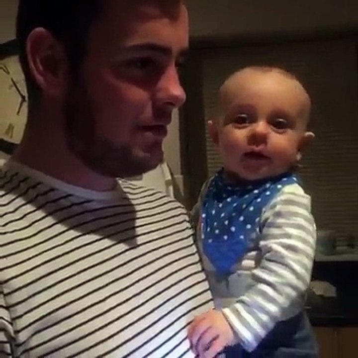 Nobody finds burping as funny as this baby