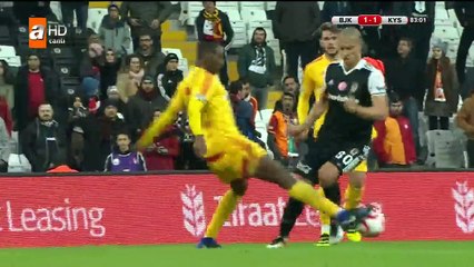 Скачать видео: 1-1 Furkan Yaman Goal Turkiye Kupasi  R4 Group D - 14.12.2016 Besiktas JK 1-1 Kayserispor