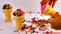 Shopkins Play Doh - Spongebob Minions Snow White Rainbow Dippin Dots - Surprise Eggs