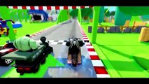 ANGRY VENOM racing with Disney Pixar McQueen, Spiderman and HULK Superheroes 2