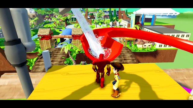 [ Lightning McQueen ] Toy Story Sheriff Woody Races Disney Pixar Cars Lightning Mcqueen in Disneylan