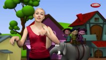Elly the Elephant Rhyme With Actions | 3D Nursery Rhymes For Kids With Lyrics | Action Songs