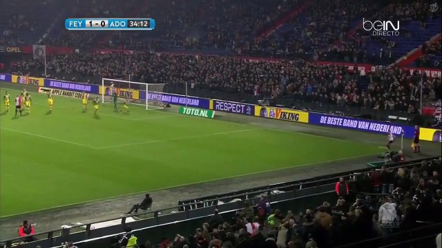 1-0 Nicolai Jørgensen Goal Holland KNVB Beker Round 3 - 14.12.2016 Feyenoord 1-0 ADO Den Haag