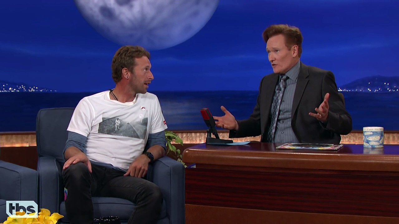 Chris Martin & Conan Sing “Yellow” In Bad Cockney Accents - CONAN on TBS