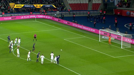 Coupe de la Ligue - 8ème de finale - Le pénalty de Lucas pour le PSG