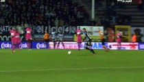 Steeven Willems Goal - Charleroi 1-1 Genk 14.12.2016 Belgian Cup