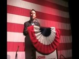 John Edwards- speaking in Spartanburg, South Carolina