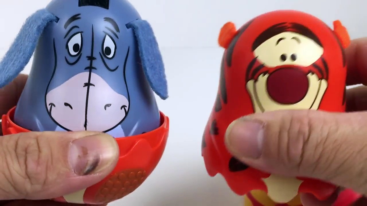 Winnie the Pooh Stacking Cups Surprise Eggs Pooh Bear Tigger Eeyore Piglet Disney Winnie-the-Pooh
