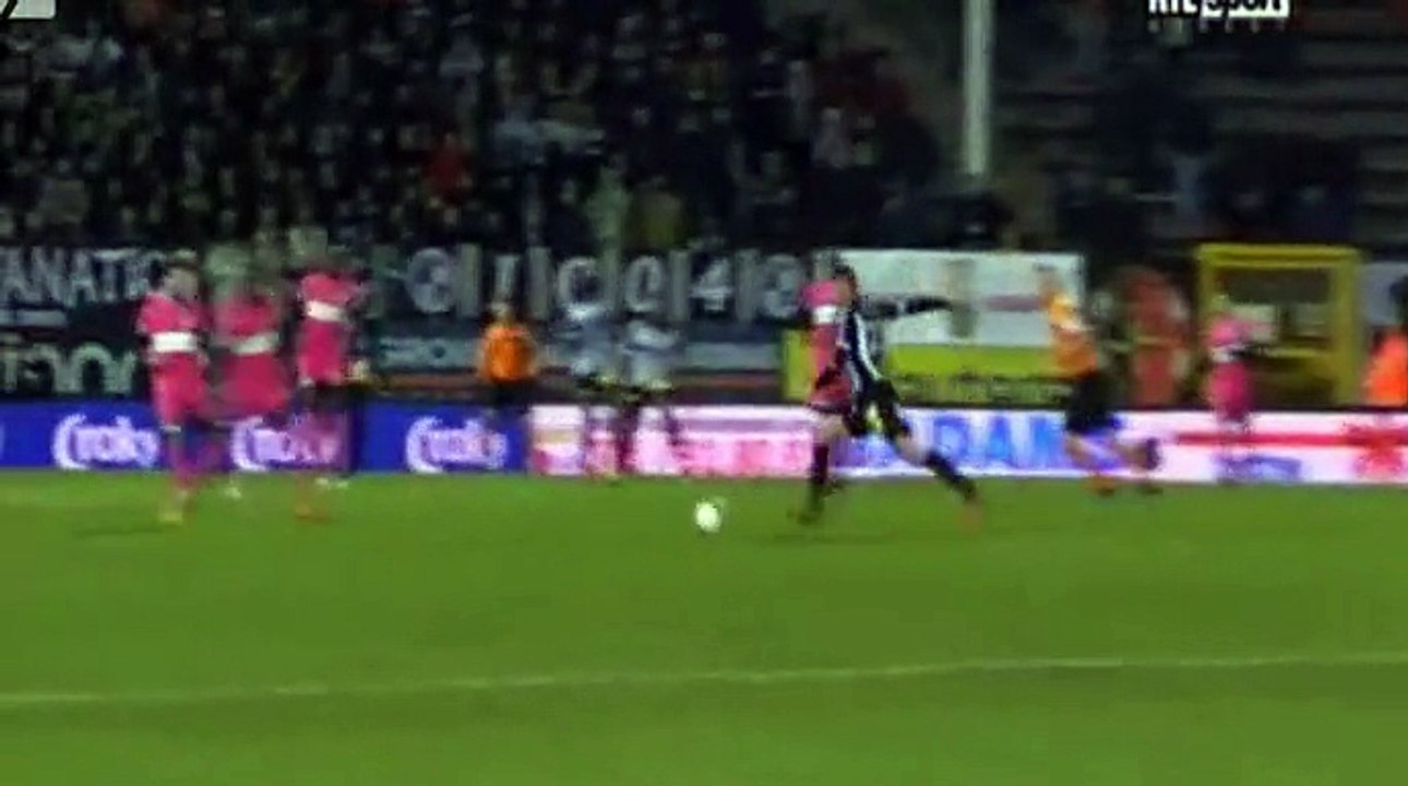 Steeven Willems - Goal - Charleroi 1-1 Genk 14.12.2016