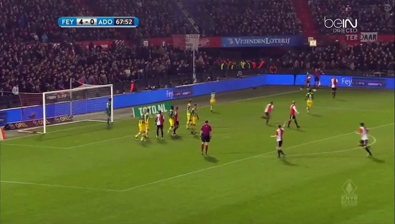 Karim El Ahmadi - Goal - Feyenoord 4-0 Den Haag 14.12.2016