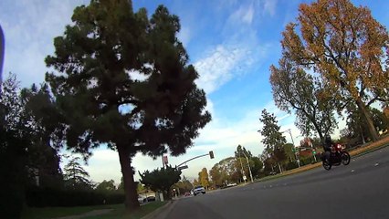 Road rage against a cyclist.