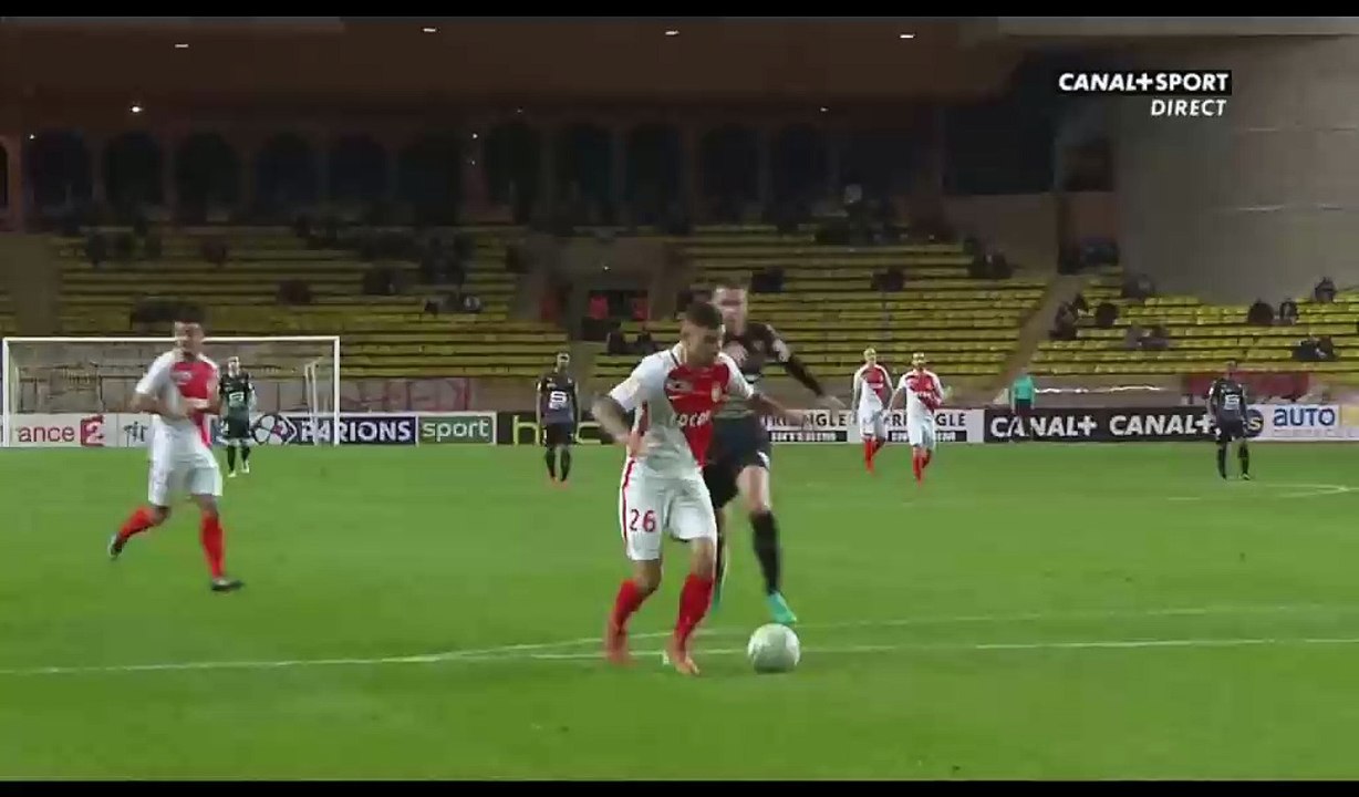 Gabriel Boschilia Goal HD - Monaco 5-0 Rennes - 14.12.2016