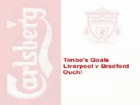 Soccer Funny Accident - liverpool vs bradford ouch