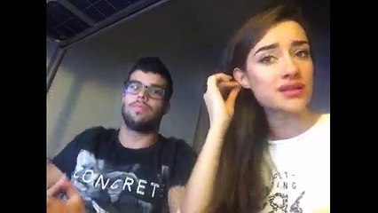 Pol Badía & Adara Molinero on Periscope- 14/12/2016 parte 2
