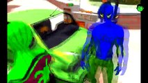 COLORS TAXI IN TROUBLE AND COLORS NEW SPADERMAN NURSERY RHYMES SONGS FOR CHILDREN ACTION PARTY DANCE