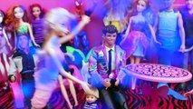 DISNEYCARTOYS FACE Barbie, Disney Frozen Elsa, Spiderman, Anna, Mike The Merman Barbie Video