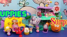 BUBBLE GUPPIES SURPRISE EGGS! Shopkins Season 2 Blind Bags Fashems Disney Frozen Toys