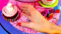 SURPRISE TOYS Play Doh Sweet Shoppe Cupcakes Cake Pops Disney Princess Hello Kitty LPS