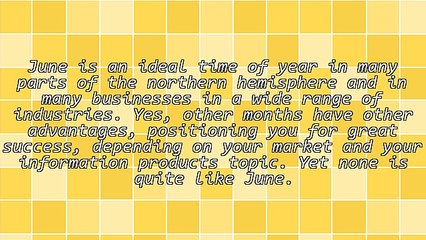 Booklet Tips - June Is Ideal