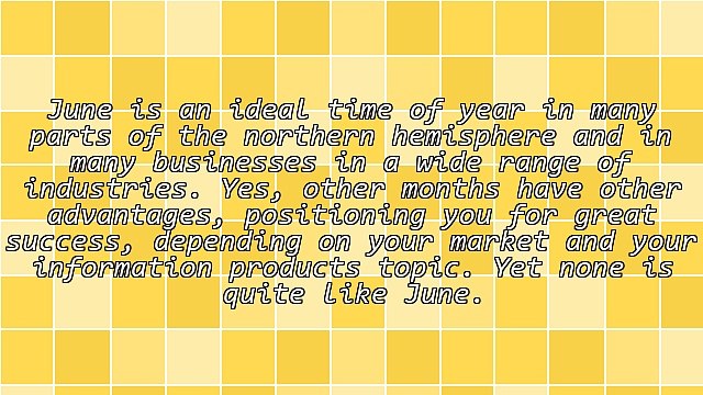 Booklet Tips - June Is Ideal