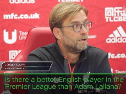 Liverpool have the best English players - Klopp