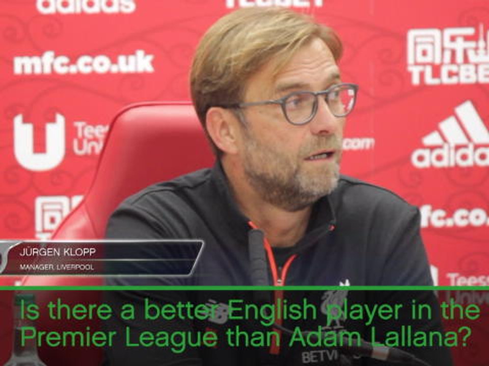 Liverpool have the best English players - Klopp