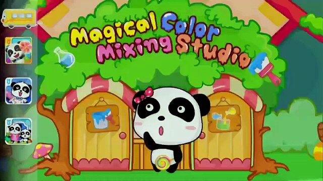 Baby Panda Color Mixing Studio by BabyBus Kids Games Play and Learn with Baby Panda