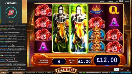 BIG WIN On Black Knight 2 Slot - £1.20 Bet