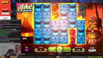 BIG WIN on Aloha Cluster Pays Slot - £1.60 Bet