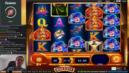 BIG WIN on Black Knight 2 - £0.80 Bet