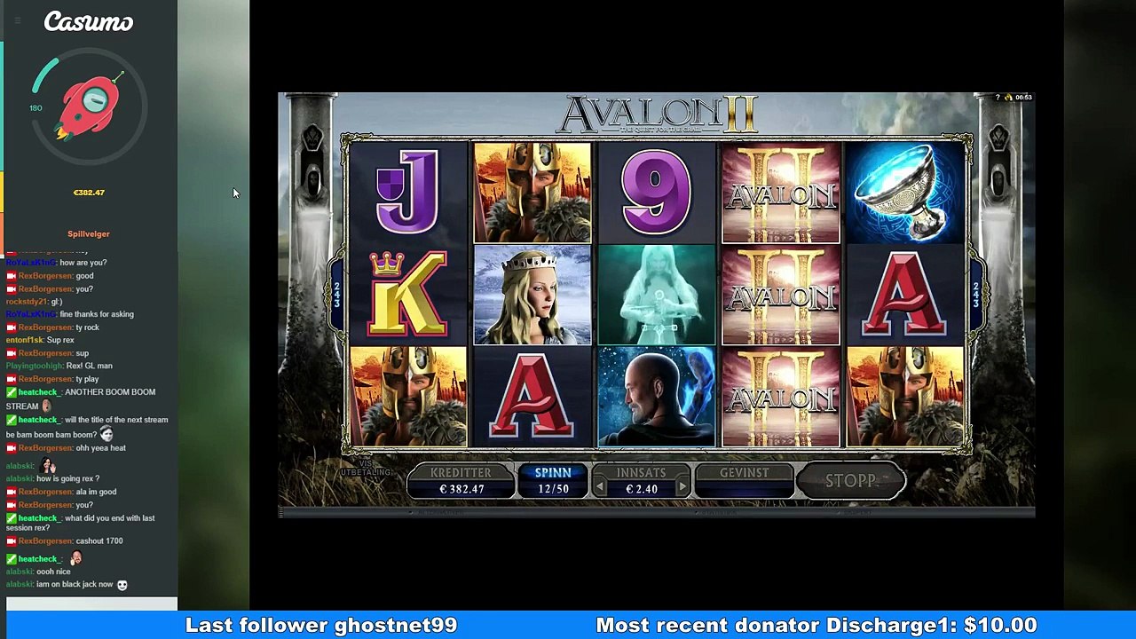 Avalon 2 - Big Line Hit - Big Win