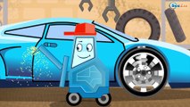 The Crane Car Wash | Car Cartoons for children | Cars & Trucks Kids Video