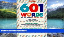 Buy Murray Bromberg 601 Words You Need to Know to Pass Your Exam (Barron s 601 Words You Need to