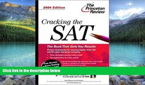 Buy Adam Robinson Cracking the SAT with Sample Tests on CD-ROM, 2004 Edition (College Test Prep)