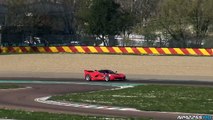 Ferrari FXX K PURE Sound @ Fiorano Circuit! 3